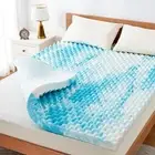 XL Mattress Topper 3Inch Memory Foam Mattress Topper 5 Zone Support Bed Topper C
