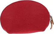 [COLLBATH] 1PC Stylish PU Sequined Coin Purse Creative Shell Bag for Change Wallet for Cards Keys Items Chic Red Cosmetic Pouch for Women