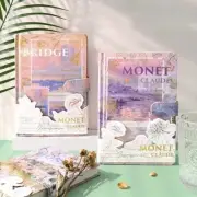 Claude Monet Vintage Art Painted Journal Hardcover Gratitude Dream Diary Planner