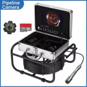 Sewer Camera 7" IPS Monitor Drain Pipe Inspection Camera with DVR Recording IP68