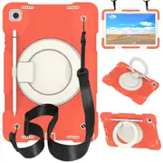 MCC Kids Shockproof Strap Samsung Galaxy Tab A9+ Plus 11" X210 Case Cover Ring [Orange]