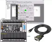 PLC Starter Kit Ladder Logic Professional Programmable Controller 24V GX Softwar