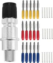 Gyorwst 16Pcs 30/45/60 Degree Graphtec Cb15 Cb15U Vinyl Cutter Blade+Graphtec Cb15 Cb15U Blade Holder