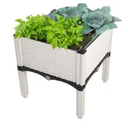 NEW! Modern Home Raised Planter Kit - Stackable Modular Flower/Garden Bed Kit