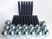 M12 x 1.5 Stud Conversion Pack for Renault Inc Nuts and Spacers (Silver) (for: Renault)