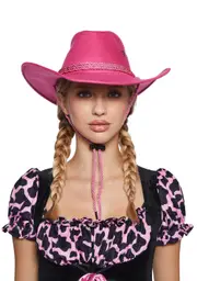 [Forplay] Pink Old Town Cowboy Hat