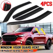 Weather Shields Weathershields Window Visors For Mazda BT-50 BT50 TF 2020-2023