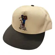 Exxon Rely On The Tiger Embroidered Logo Snapback Hat Cap Golf Golfing USA Made