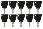 (10) Ignition Keys For JCB Volvo Mini Excavator, Loader - 3CX, 701, 45501, 14607