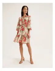 [REVIEW] De La Rose Mini Dress in Soft Pink/Multi