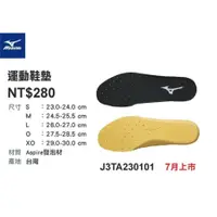 在飛比找蝦皮購物優惠-美津濃Mizuno J3TA230101慢跑鞋墊 運動鞋墊 