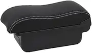 for Peugeot 207 Car Armrest Box Central Storage Box Car Accessories Storage Box(A3 White line No USB3)