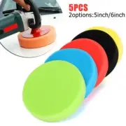125mm/5inch Sponge Polishing Pads 150mm/6inch 5pcs Foam Buffing Sponge