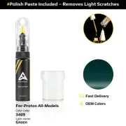 Touch Up Paint For Proton All Models 3409 Green With Polish Paste