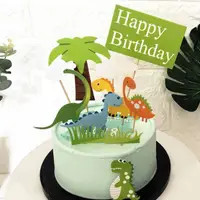 在飛比找蝦皮購物優惠-台灣現貨 蛋糕插牌 恐龍蛋糕插牌 盆栽裝飾 蛋糕裝飾 禮物 