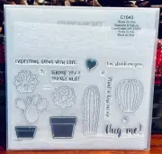Close to My Heart CTMH STUCK ON YOU CACTUS Stamp Set NEW RARE RETIRED️