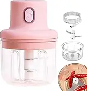 Skypicnic Wireless Food Chopper, Electric Garlic Chopper Cordless, Portable Food Processor, Wireless, Easy to Use, Perfect for Chopping Garlic, Herbs, and More (250ml)