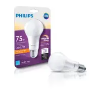 Philips A21 Warm Glow Dimming Effect 75W Energy Saving LED Light Bulb Soft White