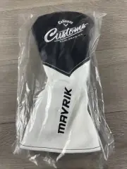 Callaway Golf Customs MAVRIK Driver headcover Customs Black White BRAND NEW