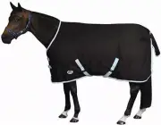 Saxon 600 Standard Neck Lite Blanket Size: 72", Color: Black/Silver