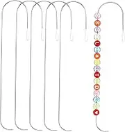 KOCKSHION 6Pcs Curved Beading Needles for Efficient Jewelry Making Ultra Thin Bead Stringing Tools Compatible with Various Beads Fast and Convenient Bead Spinner Accessories
