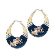 Jürgen Scholz 'Kitty-Kat Cute' Hoop Earrings