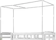 Universal Mosquito Net Bracket, Retractable Canopy Bed Frame, Telescopic Bed Canopy Frame, Bunk Bed Canopy,Bed Curtain Canopy, Adjustable Bed Canopy Support Frame for Student Dormitory