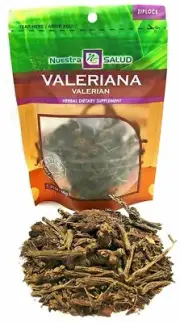 New Valeriana/ Valerian 100% Natural Tea- Nuestra Salud 1.41 oz/ 40 g.