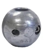 B&S Marine Anodes BSM34SL 3/4" Streamline Collar Zinc Anode