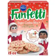 Pillsbury Funfetti The Elf on the Shelf® Sugar Cookie Mix with Peppermint Candy