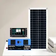 7000W Solar Kit 12V 110V Inverter Battery ChargerLighting/Camping 200W PanelGY