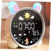 Kids Alarm Clock OK to Wake Alarm Clocks for Kids Toddlers Pink-eared Rabbit