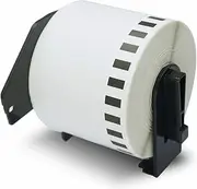 BETCKEY - Removable Labels Compatible with Brother DK-44205, 62mm x 30.48m, 1 Non Permanent Adhesive Continuous Labels Using for QL Label Printers [ 1 Roll ]