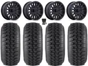 MSA Creed 15" Wheels Black 30" Desert Series Tires RZR XP 1000 / PRO XP
