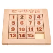 Wooden Toy Slide Puzzle Games Educational Toys Klotski Game Cube Puzzle Toy