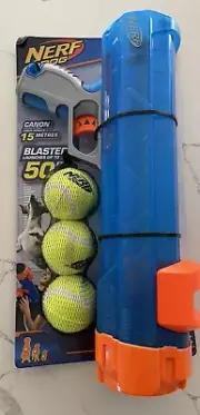 Nerf Dog Compact Tennis Ball Blaster Gift Set, Great for Fetch, Hands-Free NEW