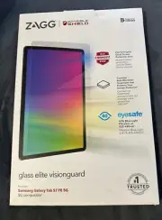 ZAGG Glass Elite VisionGuard Screen Protector for Samsung Galaxy Tab S7 FE 5G