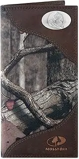 ZEP-PRO Mens NCAA Oklahoma Sooners Zep-Pro Mossy Oak Nylon and Leather Secretary-Style Roper Concho Wallet, Camouflage UOK-IWNT4-MOS-P