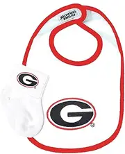 Future Tailgater Georgia Bulldogs Baby Bib and Socks Set