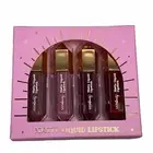 Ulta Beauty 4 Piece Mini Matte Liquid Lipstick Gift Set Box Mauve Strawberry