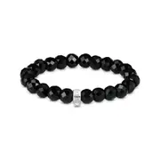 Buy Charm bracelet Obsidian Oval Beads by Thomas Sabo online - THOMAS SABO Australia