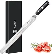 PAUDIN Carving Knife, Premium Brisket Knife 12 Inch, Full Tang Ham Knife with Granton Blade and Ergonomic G10 Handle
