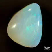 1.40 ct Lightning Ridge Opal Crystal Blue Oceanic Solid Polished Stone #8.074