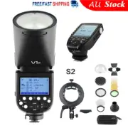 Godox V1-F V1F Camera Flash For Fuji + Xpro-F Trigger + S2 Bracket + AK-R1 Kit
