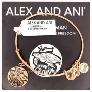 New ALEX AND ANI Grand Cayman Exclusive Gold Turtle Charm Bangle Bracelet