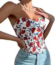 [generic] Corsets Women Shaper Camis Underbust Woman Clothes Casual Bustier Ladies Crop Tops Lingerie Strapless Tanks