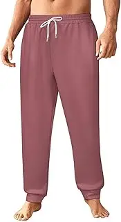 [Generic] Men's Sweatpants, Deep Dusty Rose-123, Polyester Joggers, Sweatpants Jogging Pants for Workout Running
