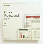Microsoft ​Office 2019 Professional Plus - DVD - New Sealed Retail Package