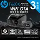 【HP 惠普】F660X WiFi 前後雙鏡 汽車行車記錄器(贈32G記憶卡)