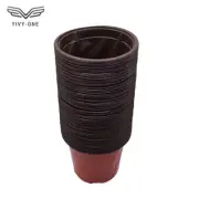 100pc 16×11×14cm Plastic Plant Flower Pots Nursery Seedlings Pot Plant Container